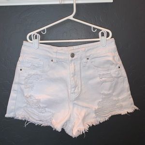 PAC Sun white denim shorts